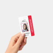 Badge Simple Rouge Nursing (Manuel / portable)