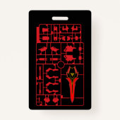 Badge sinanju gundam gunpla plamo model runner kit char (Dos)