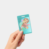 Badge Sirène jouant dans l'océan (Manuel / portable)