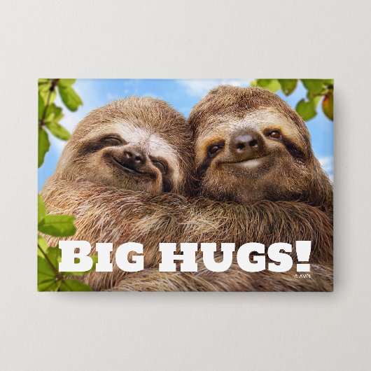 Badge Sloth Couple (Recto)