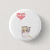 Badge Smitten Kitten Valentine's Day (Devant)
