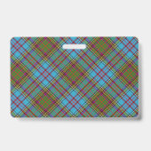 Badge Snappy Clan Anderson Tartan (Arrière)