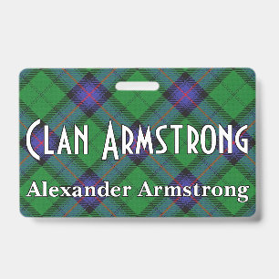 Badge Snappy Clan Armstrong Tartan