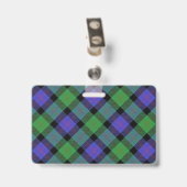 Badge Snappy Clan Blair Tartan (Arrière avec clip)