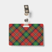 Badge Snappy Clan Boyd Tartan (Arrière avec clip)