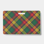 Badge Snappy Clan Buchanan Tartan (Arrière)