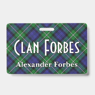 Badge Snappy Clan Forbes Tartan