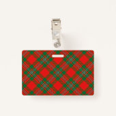 Badge Snappy Clan Gregor MacGregor Tartan (Dos avec clip)