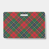 Badge Snappy Clan MacLean Red Tartan (Dos)