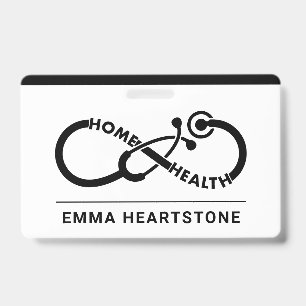 Badge Soins de santé à domicile Infirmière aidante