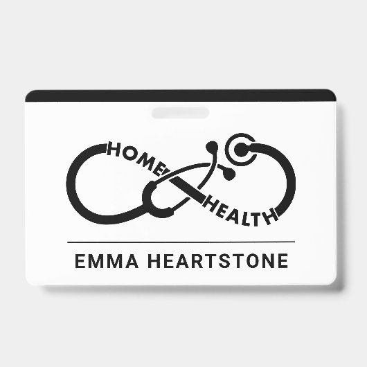 Badge Soins de santé à domicile Infirmière aidante (Front)