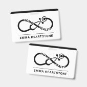 Badge Soins de santé à domicile Infirmière aidante (Front & Back)