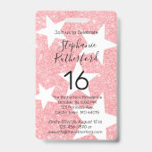 Badge Soirée VIP PASS personnalisée (Arrière)