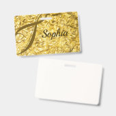 Badge Sophia (Avant & arrière)