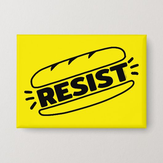 Badge Sous Sandwich résiste au fascisme (Recto)