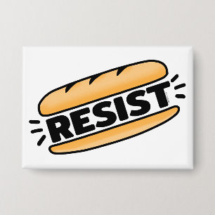 Badge Sous Sandwich résiste au fascisme