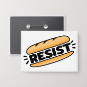 Badge Sous Sandwich résiste au fascisme (Recto/Verso)
