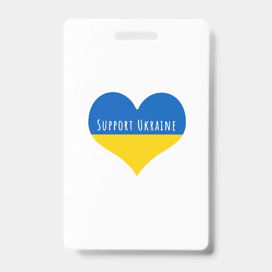 Badge Soutien à l'Ukraine (Avant)