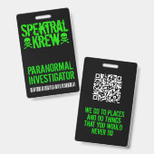 Badge Spektral Krew Lanyard (Avant & arrière)