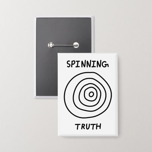 Badge Spinning Truth (Recto/Verso)