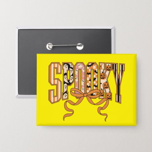 Badge Spooky Coquette Halloween Aesthetic-66166 (Recto/Verso)