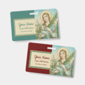 Badge St. Agnes de Rome (MH 01) (Front & Back)