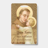 Badge St. Anthony & le Christ Child (JM 05; Style 1) (Dos)