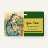 Badge St. Brigid d'Irlande (M 014) (Dos)