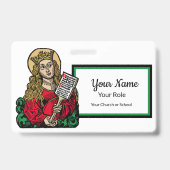 Badge St. Cecilia avec Hymn Board (Nuremberg) (Dos)