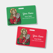 Badge St. Cecilia avec Hymn Board (Nuremberg) (Recto et verso)