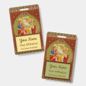 Badge St. Cecilia de Rome (SNV 36, Style 3) (Avant & arrière)