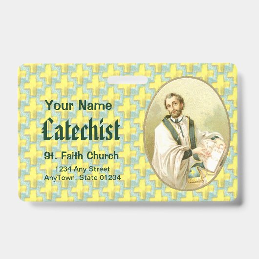 Badge St. César de Bus (SLE 001) (Avant)