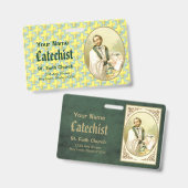 Badge St. César de Bus (SLE 001) (Avant & arrière)