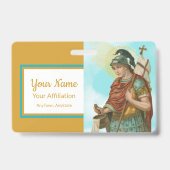 Badge St. Florian avec seau (Ciel clair; M 019) (Arrière)