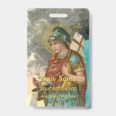 Badge St. Florian avec seau (Fumée; M 019) (Arrière)