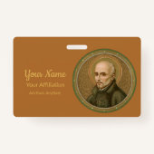 Badge St. Ignatius Loyola (BK 050) (Style 1) (Dos)
