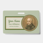 Badge St. Ignatius Loyola (BK 050) (Style 2) (Arrière)