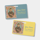 Badge St. Ivo de Kermartin (BK 015) (Avant & arrière)