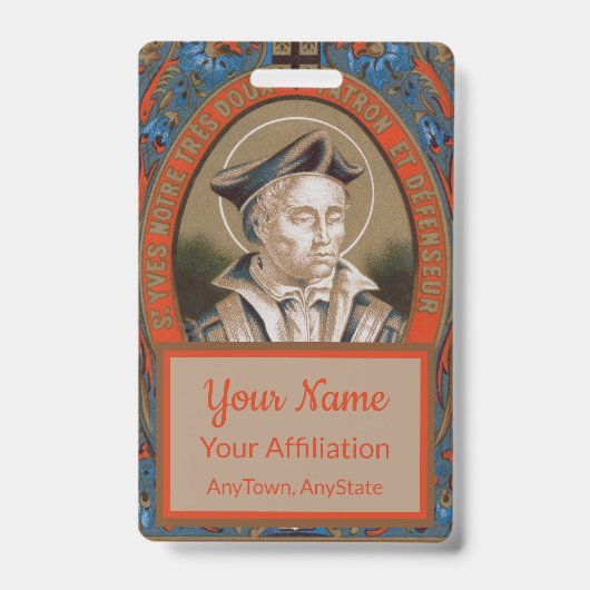 Badge St. Ivo de Kermartin (M 005) (Avant)