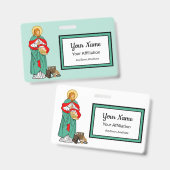 Badge St. Luke, Médecin bien-aimé (RLS 08; MedVers.) (Front & Back)