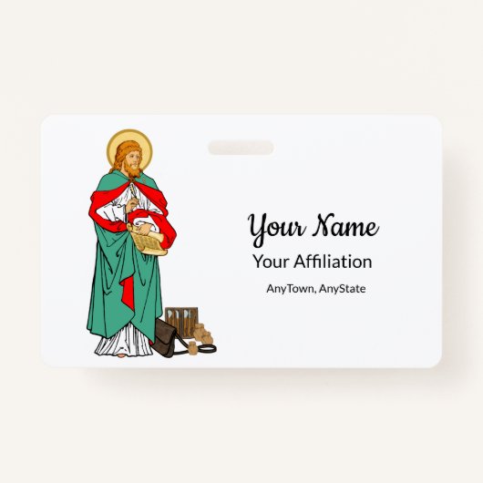 Badge St. Luke, Médecin bien-aimé (RLS 08; MedVers.) (Devant)