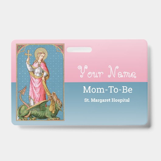 Badge St. Margaret d'Antioche (SAU 038) (Face)