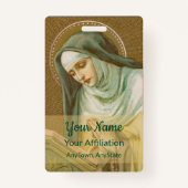 Badge St. Mary Magdalene de Pazzi (JM 45) (Style 1) (Dos)