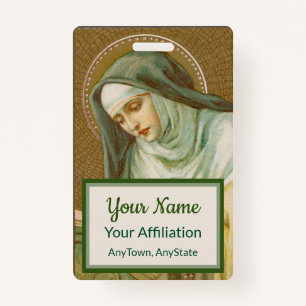 Badge St. Mary Magdalene de Pazzi (JM 45) (Style 2)