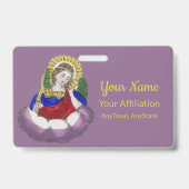 Badge St. Michael l'Archange (M 009; Style 1) (Dos)