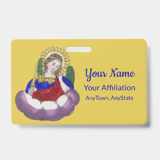 Badge St. Michael l'Archange (M 009; Style 1) (Face)