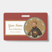 Badge St. Peter Claver (BK 058; Style 2) (Arrière)