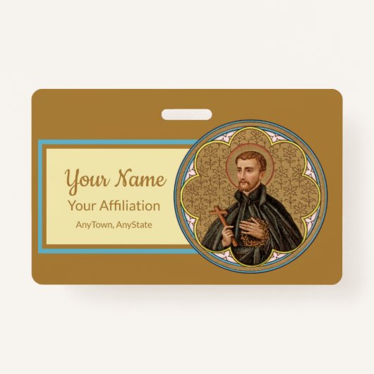 Badge St. Peter Claver (BK 058; Style 2) (Devant)