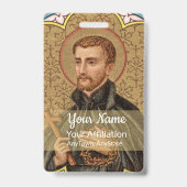 Badge St. Peter Claver (BK 058; Style 3) (Arrière)