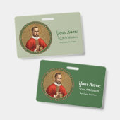 Badge St. Peter Faber (BK 051 ; Style 1) (Avant & arrière)